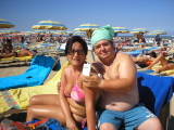 In spiaggia